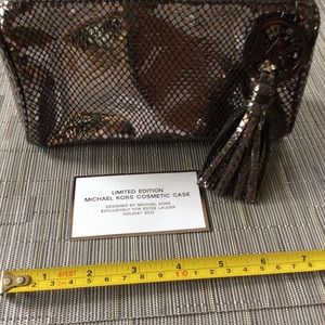 Michael Kors cosmetics case clutch
